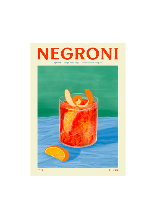 Elin PK Poster - Negroni