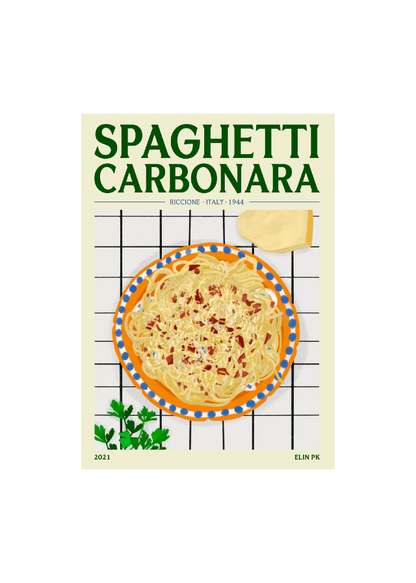 Elin PK Poster - Spaghetti Carbonara