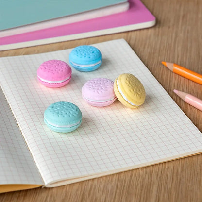 Macaron Erasers