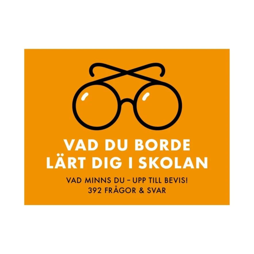 Spel Vad du borde ha lärt dig i skolan