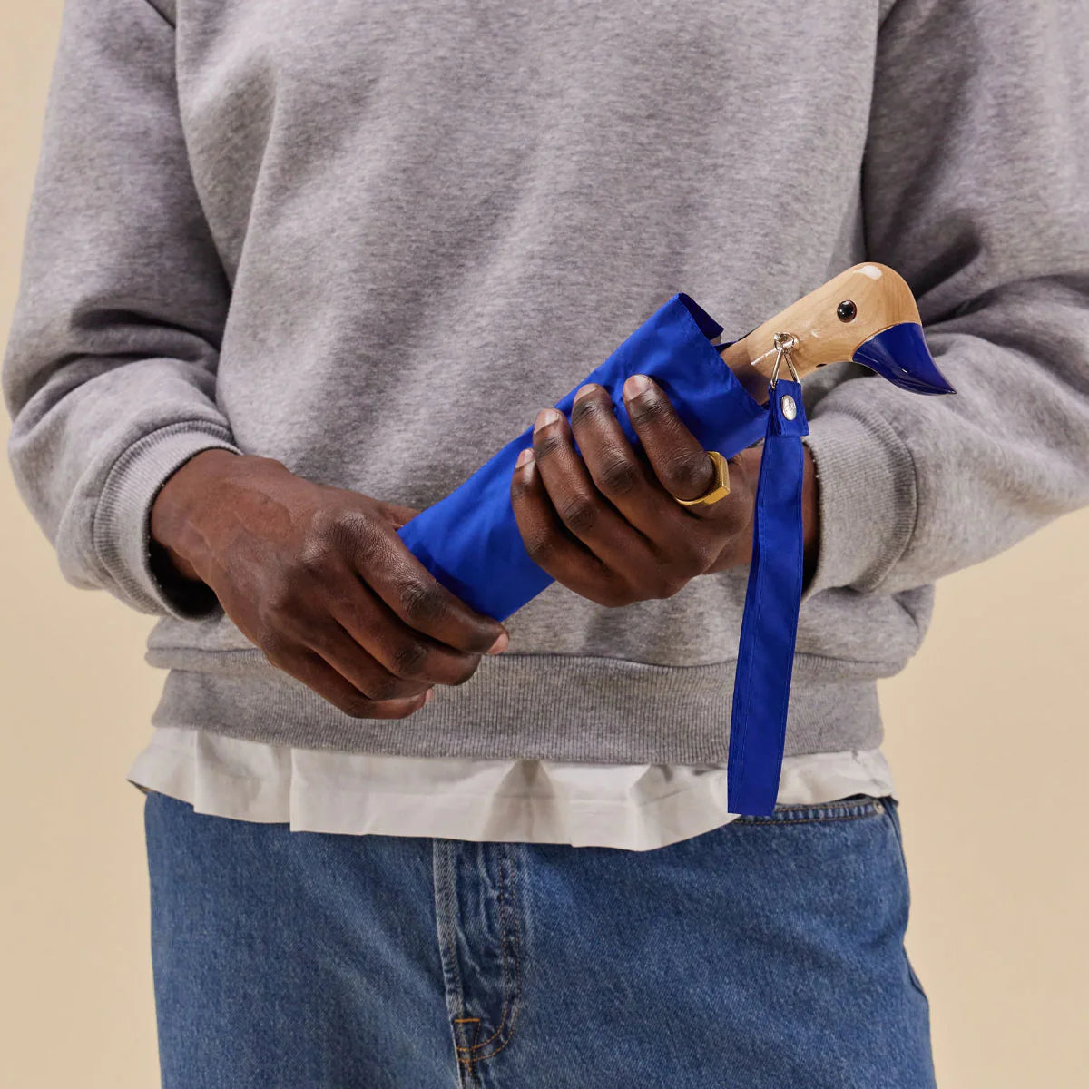 Duck Umbrella - Blå